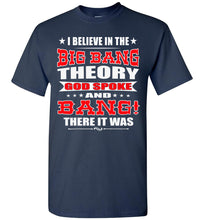 Load image into Gallery viewer, Big Bang Theory Funny Christian Shirts, Creation T Shirt navy