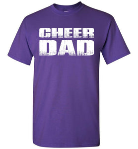 Cheer Dad T Shirt purple