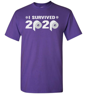 I Survived 2020 T-Shirt purple