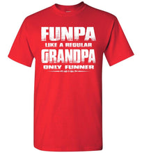 Load image into Gallery viewer, Funpa Funny Grandpa Shirts red