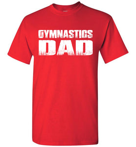 Gymnastics Dad Shirt | Gymnastics Dad T Shirt red