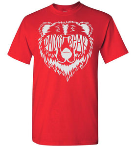 Daddy Bear T Shirt red