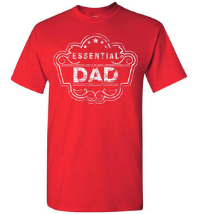 Essential Dad Shirt red