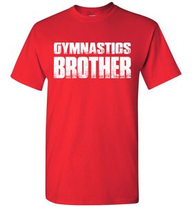 Gymnastics Brother Shirt red