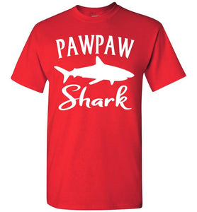 Pawpaw Shark Shirt red