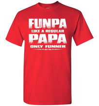 Load image into Gallery viewer, Funpa Funny Papa Shirts red