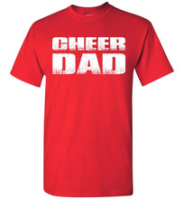 Load image into Gallery viewer, Cheer Dad T Shirt red