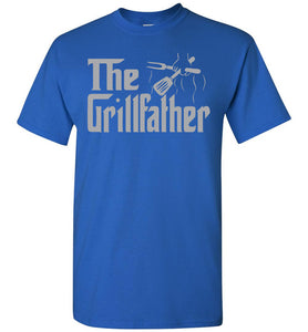 The Grillfather Grill Dad Shirt royal