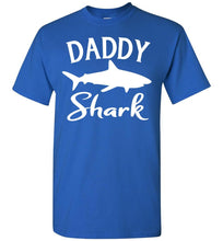 Load image into Gallery viewer, Daddy Shark Shirt royal