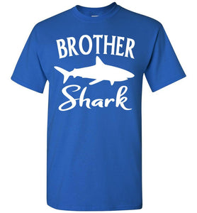 Brother Shark Shirt unisex royal