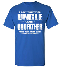 Load image into Gallery viewer, Uncle Godfather Uncle T Shirts royal