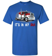 Load image into Gallery viewer, It&#39;s In My DNA Trucker T-Shirt royal