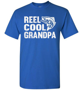 Reel Cool Grandpa Fishing Shirt royal