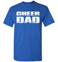 Load image into Gallery viewer, Cheer Dad T Shirt royal