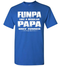 Load image into Gallery viewer, Funpa Funny Papa Shirts royal