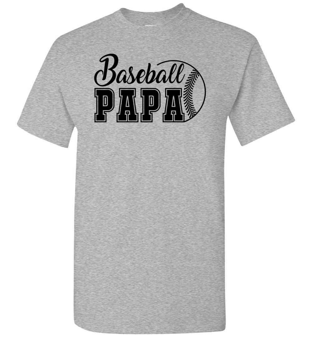 Baseball Papa Shirt sports gray
