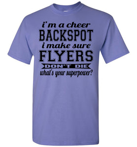 I'm A Backspot Funny Cheer Backspot Shirts youth violet 