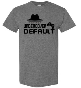 Undercover Default Funny Gamer T Shirts graphite heather