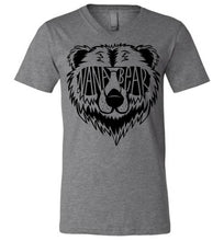 Load image into Gallery viewer, Nana Bear Shirt v-neck deep heather