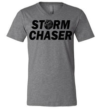 Load image into Gallery viewer, Storm Chaser Funny Shirts For Parents, Funny shirts for moms, Funny shirts for dads  v-neck deep heather