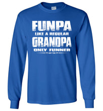 Load image into Gallery viewer, Funpa Funny Grandpa Shirts Long Sleeve royal