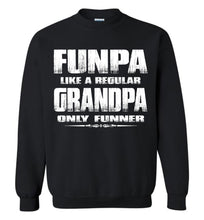 Load image into Gallery viewer, Funpa Funny Grandpa Sweatshirt black