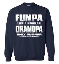 Load image into Gallery viewer, Funpa Funny Grandpa Sweatshirt navy