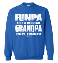 Load image into Gallery viewer, Funpa Funny Grandpa Sweatshirt royal