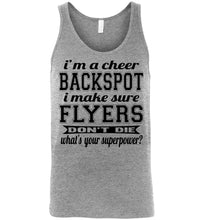 Load image into Gallery viewer, I&#39;m A Cheer Backspot Funny Cheer Backspot Tank Top unisex athletic heather 