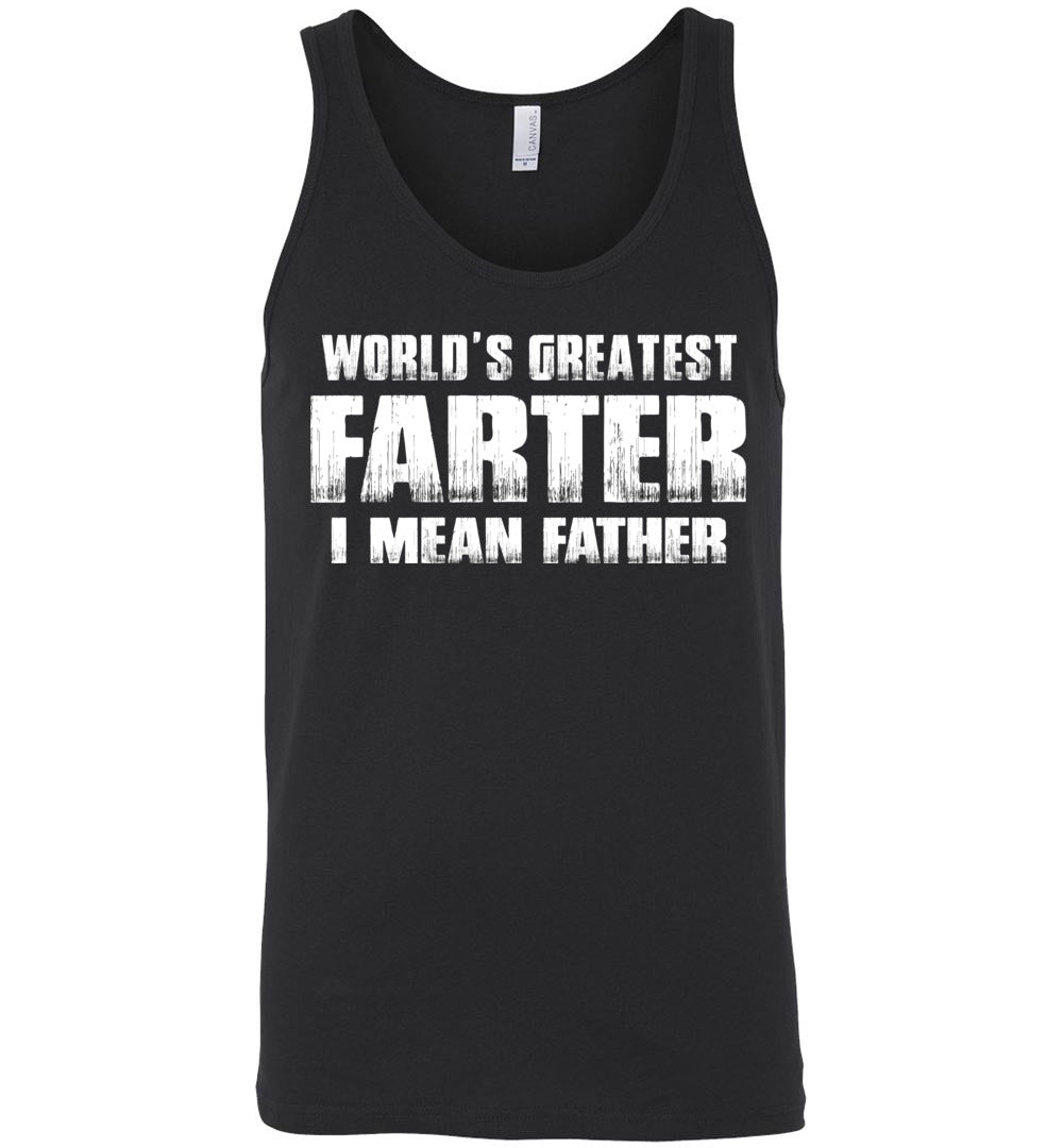 World's Greatest Farter I Mean Father Tank Top black