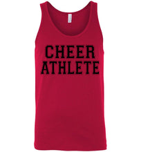 Load image into Gallery viewer, Cheer Athlete Cheer Tank unisex red