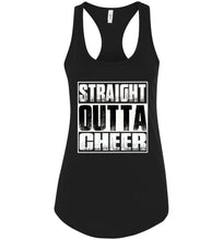 Load image into Gallery viewer, Straight Outta Cheer Tank Top racerback