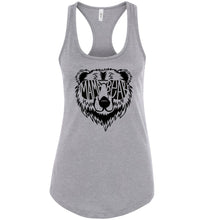Load image into Gallery viewer, Mama Bear Tank Top racerback gray