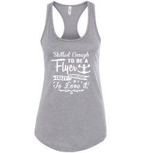 Load image into Gallery viewer, Crazy Enough To Love It! Tank Top Cheer Flyer Shirt athletic heather