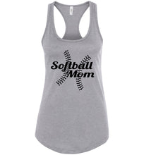 Load image into Gallery viewer, Softball Mom Tank Tops grey