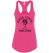 Load image into Gallery viewer, Reel Cool Mom Fishing Tank Top pink