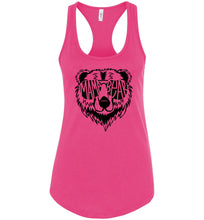 Load image into Gallery viewer, Mama Bear Tank Top racerback pink