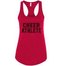 Load image into Gallery viewer, Cheer Athlete Cheer Tank red