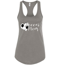 Load image into Gallery viewer, Soccer Mom Tank Top racerback warm gray