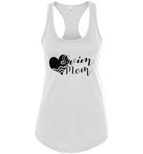 Load image into Gallery viewer, Swim Mom Tank Top white