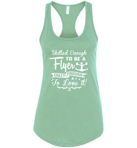 Crazy Enough To Love It! Tank Top Cheer Flyer Shirt mint