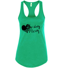 Load image into Gallery viewer, Swim Mom Tank Top green