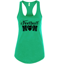 Load image into Gallery viewer, Football Mom Tank top | Football Mom Gifts racerback kelly