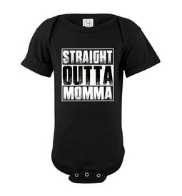 Straight Outta Momma Baby Onesie