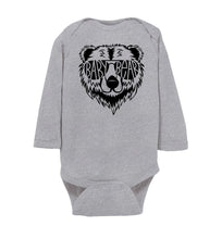 Load image into Gallery viewer, Baby Bear Infant long sleeve Onesie gray 