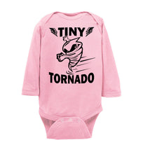 Load image into Gallery viewer, Tiny Tornado Funny Kids Shirts onesie ls pink