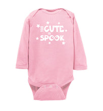 Load image into Gallery viewer, Too Cute To Spook Funny Halloween Shirts onesie ls pink