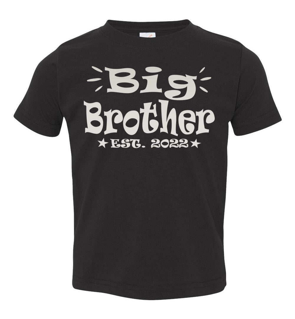 Big Brother EST 2022 Big Brother Shirt toddler black