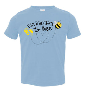 Big Brother To Bee New Big Brother Shirt toddler blue