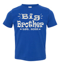 Load image into Gallery viewer, Big Brother EST 2022 Big Brother Shirt toddler royal